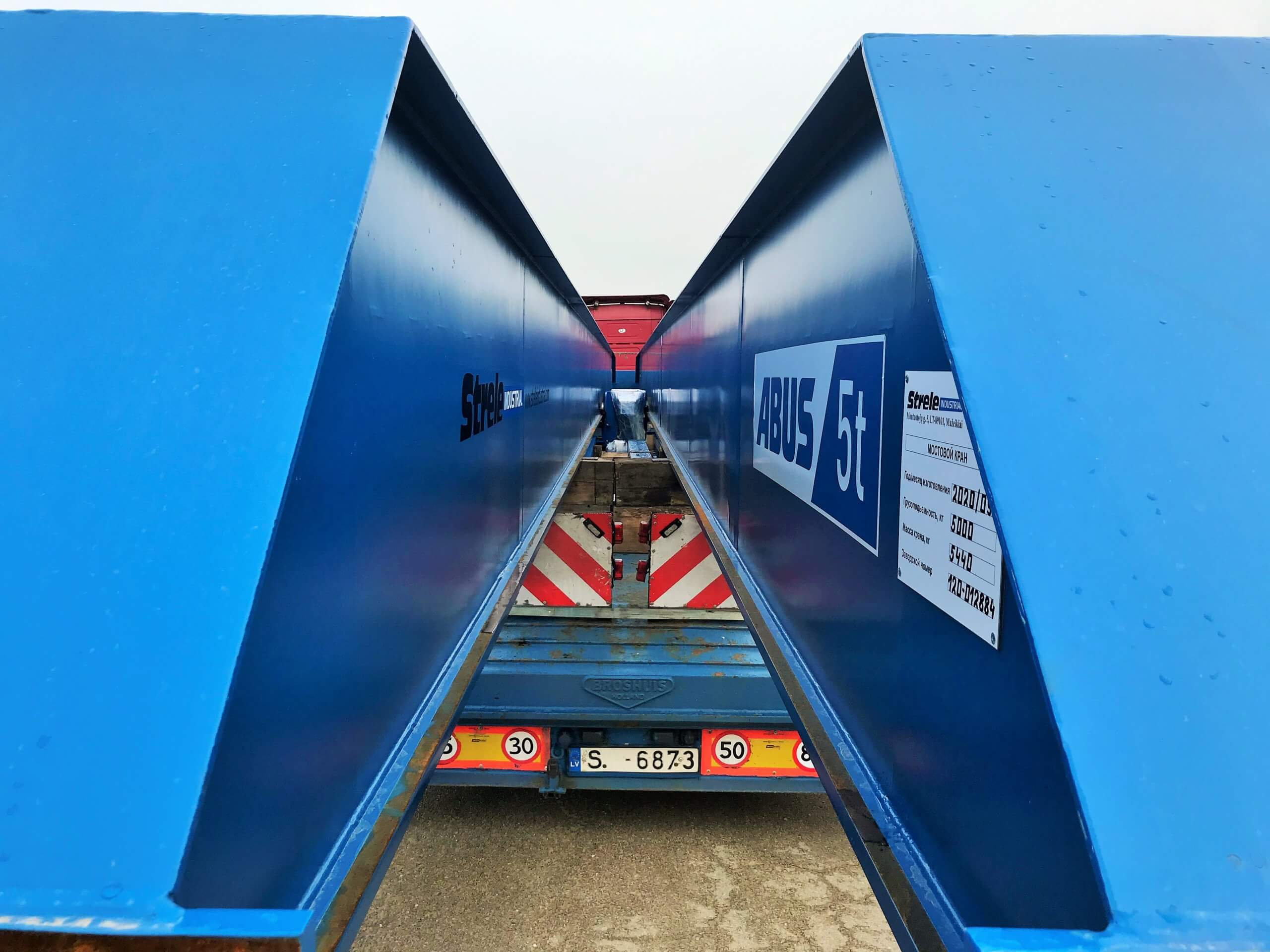 Overhead crane project_Strele industrial